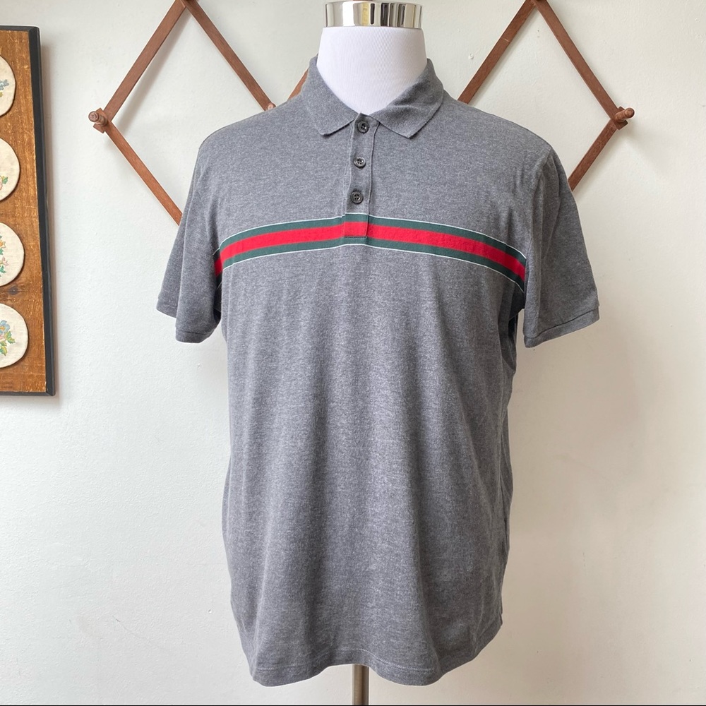 Gucci Web Trim Polo - Picture 1 of 14